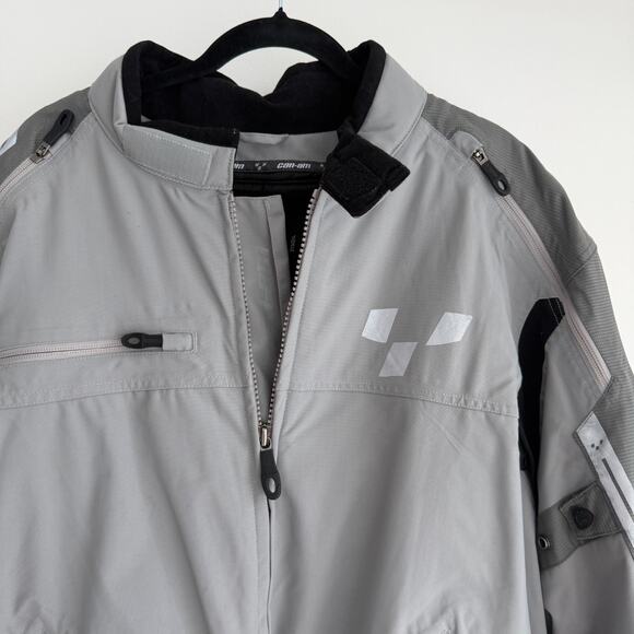 Can-Am Spyder BRP Jacket Mens XXL Gray Cruise Coat Riding Motorcycle Biker RPM - Picture 2 of 14